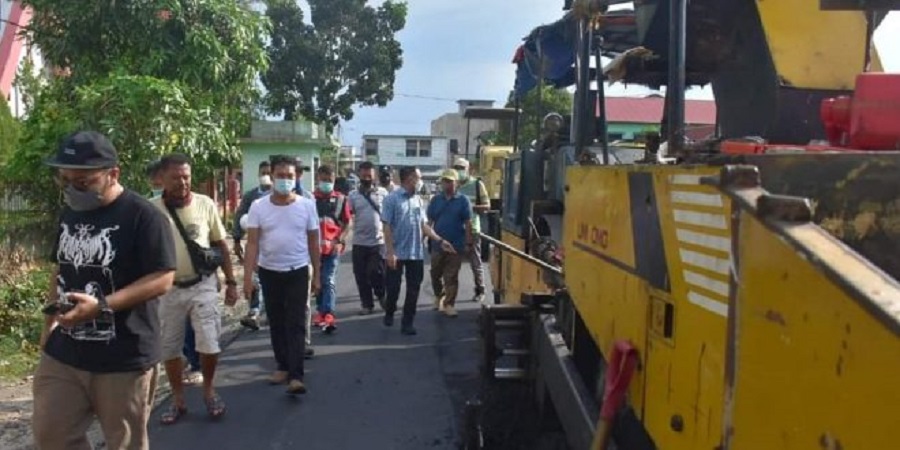 Bina Marga DPU Palangka Raya menggunakan anggaran yang bersumber dari dana pinjaman program Pemulihan Ekonomi Nasional (PEN) yang dianggarkan