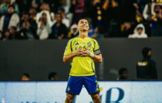 Selebrasi Cristiano Ronaldo Setelah Mencetak Gol Al Nassr vs Damac, Jumat (29/11/2024). Foto: Al Nassr Official/X