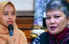 Ketua YLKI Niti Emiliana (kiri) dan Ketua DPP PDI Perjuangan Bidang Kesehatan Ribka Tjiptaning Proletariyati (kanan). Dok: Eranasional/HO ***.