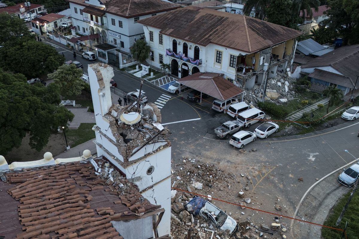 Panama digncang gempa magnitudo 7,7. (Foto: BBCNews)